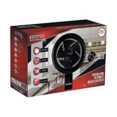 TENKO plastični stenski ventilator velike hitrosti z daljinskim upravljalnikom in časovnikom, 25 cm