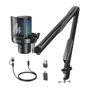 Maono Brezžični gaming mikrofon DM40 S Pro (črn)