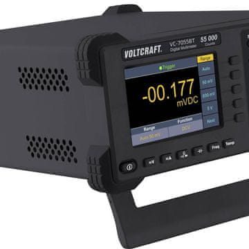 Voltcraft VC-7055BT namizni multimeter digitalni zapisovalnik podatkov CAT I 1000 V, CAT II 600 V Prikaz (štetje): 55000