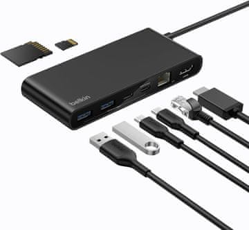 Belkin Belkin Connect 8v1 USB-C Hub, 4K@60Hz, 100W PD