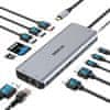 MOKiN Docking Station USB-C - Multiport adapter za MacBook, 2 monitorja