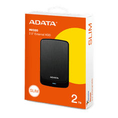 A-Data HV320 zunanji trdi disk, HDD, 2 TB, črn (AHV320-2TU31-CBK)