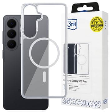 3MK Prozorno magnetno etui za telefon Samsung Galaxy S26, trpežno ohišje, zaščita kamere – 3mk Armor MagCase