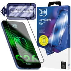 3MK Nezlomljivo kaljeno steklo za Samsung Galaxy S26 z aplikatorjem, odporno proti praskam, debeline 0,3 mm – HardGlass Max 3mk