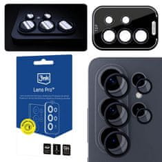3MK Nerazlomljivo kaljeno steklo za objektiv fotoaparata za Samsung Galaxy S26 Ultra – 3mk Lens Protection Pro Black