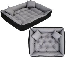 shumee Pasja postelja ECCO 130x105 cm nepremočljiva siva