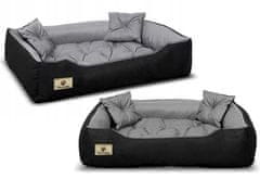 shumee Pasja postelja PRESTIGE 115x95 cm vodoodporna siva