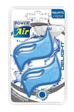 POWER AIR Dišava za umivalnik Aquatic Fresh 2 kosa