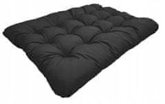 AIO FACTORY Pasja postelja PRESTIGE blazina 120x80 cm vodoodporna črna