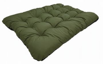 shumee Pasja postelja PRESTIGE blazina 120x80 cm vodoodporna zelena