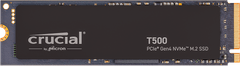 Crucial T500 SSD disk, NVMe PCIe Gen.4 M.2 2280, 4 TB (CT4000T500SSD3)