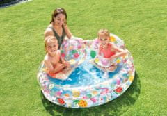 Intex 59460 Fruity set (bazen + plavalni obroč + napihljiva žoga)