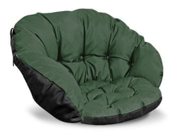 shumee Vrtna blazina 122x40 cm za stol, gugalnico, visečo, štorkljino gnezdo, vodoodporno, zeleno