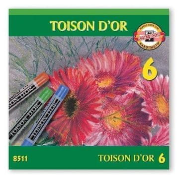 Koh-i-Noor Prašne likovne krede 6 kosov