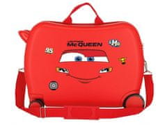 Joummabags Detský cestovný kufor na kolieskach / odrážadlo Disney Cars "McQeen Red", 4219811