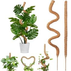 Netscroll Opora za rastline iz kokosovih vlaken, fleksibilna, 120 cm, rjava, UniquePlant.