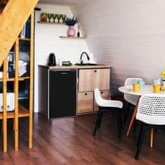 Manta MM520PB hladilnik z zamrzovalnikom, podpultni, 91L, črn