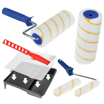 shumee VALJČKI VALJČKI ZA BARVANJE PLADENJ KARTUŠE MEŠALNIK MAX KOMPLET ZA BARVANJE