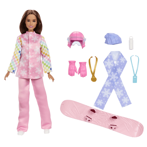 Barbie deskarica na snegu s čarobno desko