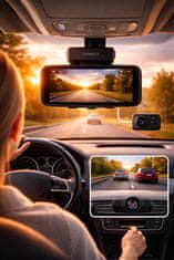 Farrot A8 4K avto kamera dashcam GPS WiFi ADAS spredaj zadaj parkirni način nočno snemanje široki kot microSD 256GB