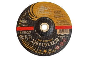 STAYER Rezalni disk Metal cutting disc PREMIUM T42, O 230 x 1.9 x 22.23 mm