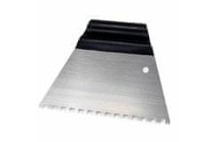 Kubala Lopatica Stainless steel spatula for adhesives, teeth, 6 x 6 mm, 180 mm