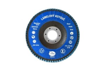 Ostatní Brusilno kolo Flap disc ?115 x 22 mm, P40, Zircon Classic