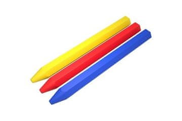 STALCO Voščeni marker S-76038, 12 x 120 mm, blue, 12 pcs, PERFECT