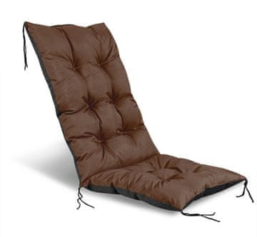 shumee Vrtna blazina 50x50x80 cm za stol, vodoodporna, rjava
