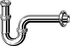 Viega Sifon za umivalnik 5611 6/4X6/4 KROMIRAN (BAL.1/3) 122515