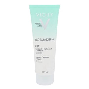 Vichy Normaderm 3in1 Scrub + Cleanser + Mask gel za čiščenje problematične kože 3v1 za ženske