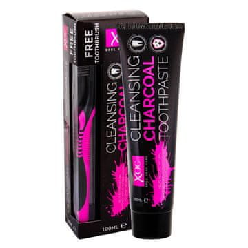 Xpel Oral Care Cleansing Charcoal darilni set zobna pasta 100 ml + zobna ščetka 1 kos