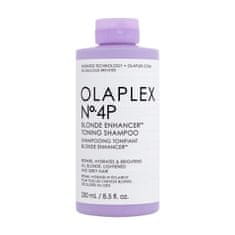 Olaplex Blonde Enhancer Noº.4P šampon za toniranje in obnovitev blond las 250 ml za ženske