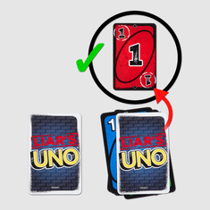 Mattel Uno Liar's lažnjivci igra s kartami