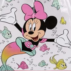 Disney DISNEY Minnie Mouse Roza otroški dežnik za deklice, zložljiv, prozoren, samodejni dežnik