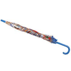 Sonic the Hedgehog SONIC Modri otroški dežnik za dečka, zložljiv, prozoren, samodejni