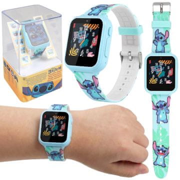 Disney DISNEY Stitch Večfunkcijska ura za otroke, pametna ura za deklice, interaktivna ura, številne funkcije