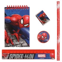 MARVEL COMICS MARVEL Spider Man Šolski komplet za dečka, šolske potrebščine, šolska oprema – 5 kosov