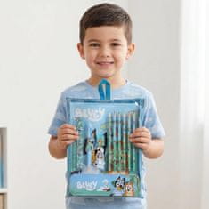 sarcia.eu Bluey Veliki šolski komplet za otroke, komplet pisarniških potrebščin za šolo, komplet pisarniških potrebščin