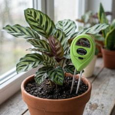 GARDEN LINE Komplet za merjenje tal 3v1 – merilnik pH tal, merilnik vlažnosti in svetlobe za vrtne in lončnice