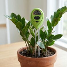 GARDEN LINE Komplet za merjenje tal 3v1 – merilnik pH tal, merilnik vlažnosti in svetlobe za vrtne in lončnice