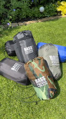 shumee Spalna vreča s kapuco, odeja za kampiranje 2 v 1, kamuflažna