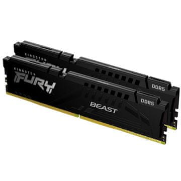 Kingston FURY BEAST RAM pomnilnik, 128 GB, 5600 MHz, DDR5 DIMM (KF556C36BBEK2-128)