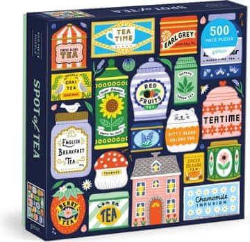 Galison Square Puzzle Tea Collection 500 kosov