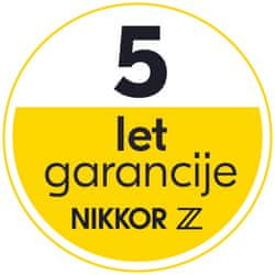 Nikon podaljšana 5-letna garancija ob registraciji