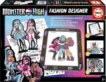 Educa Ustvarjalni set s svetlečo podlogo Monster High