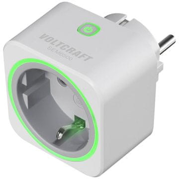 Voltcraft Merilnik stroškov energije SEM6000 Bluetooth-vmesnik, izvoz podatkov, funkcija zapisovanja podatkov, stroškovna napoved, TRMS