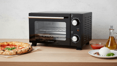 Esperanza Električna pečica mini CALZONE, 10L, 800W, črna