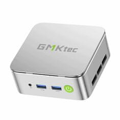 GMKtec računalnik mini PC G10 AMD Ryzen5 3500U 16GB RAM 1T SSD NucBox srebrn