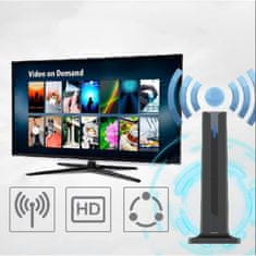 VYZIO® Notranja digitalna TV antena 25 dBi, VHF/UHF, kabel 4,9 m, HD sprejem | TVDIGI